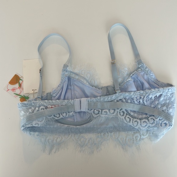 (NWT) Mele E Pere Bralette Baby Blue Size Small - Picture 3 of 7